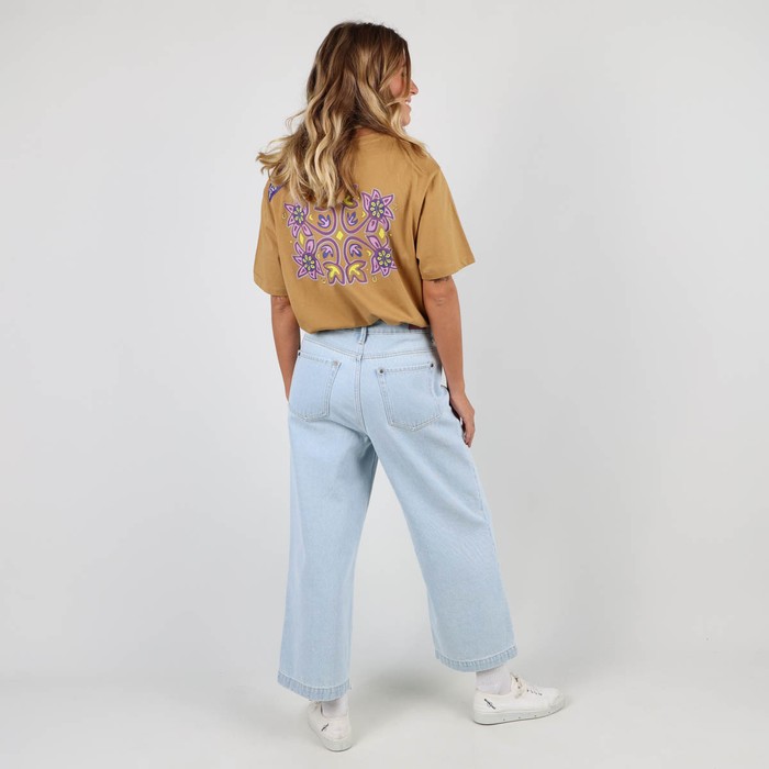 Oxbow Crew neck short sleeves straight cut organic cotton tee-shirt. Q2TEELAC