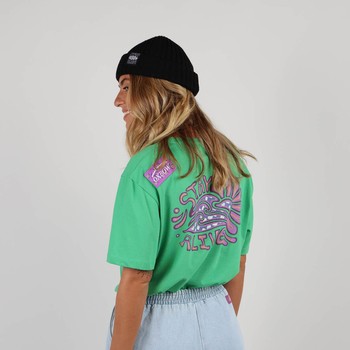 Oxbow Crew neck short sleeves straight cut organic cotton tee-shirt. Q2TEGLACE