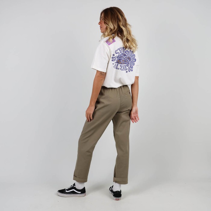 Oxbow Crew neck short sleeves straight cut organic cotton tee-shirt. Q2TEGLACE