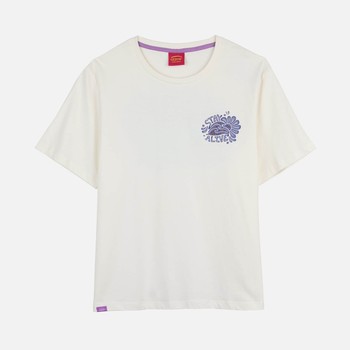 Oxbow Crew neck short sleeves straight cut organic cotton tee-shirt. Q2TEGLACE