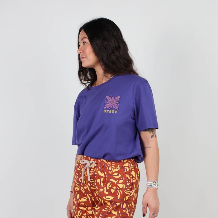Oxbow Crew neck short sleeves straight cut organic cotton tee-shirt. Q2TEAUMER