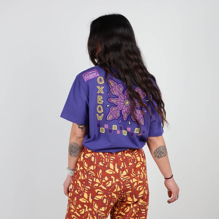 Oxbow Crew neck short sleeves straight cut organic cotton tee-shirt. Q2TEAUMER