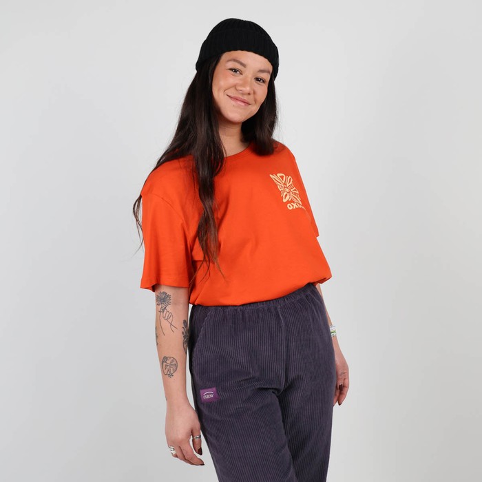 Oxbow Crew neck short sleeves straight cut organic cotton tee-shirt. Q2TED