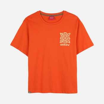Oxbow Crew neck short sleeves straight cut organic cotton tee-shirt. Q2TED