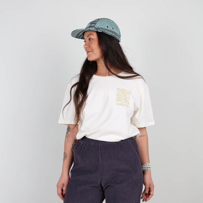 Oxbow Crew neck short sleeves straight cut organic cotton tee-shirt. Q2TED