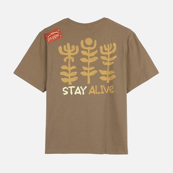 Oxbow Crew neck short sleeves straight cut organic cotton tee-shirt. Q2TOPALE