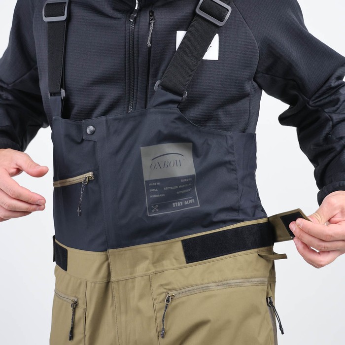 Oxbow Developed with our ambassadors, the BONIDA bib pant meet the expectations of mountain lovers, on skis, a snowboard, with skins or an ice axe!! Recycled materials and European manufacturing for eco-responsibility, waterproof-breathable Sympatex® membrane, taped seams and durable water-repellent treatment for functionality. Everything is there ! Q2BONIDAFW24