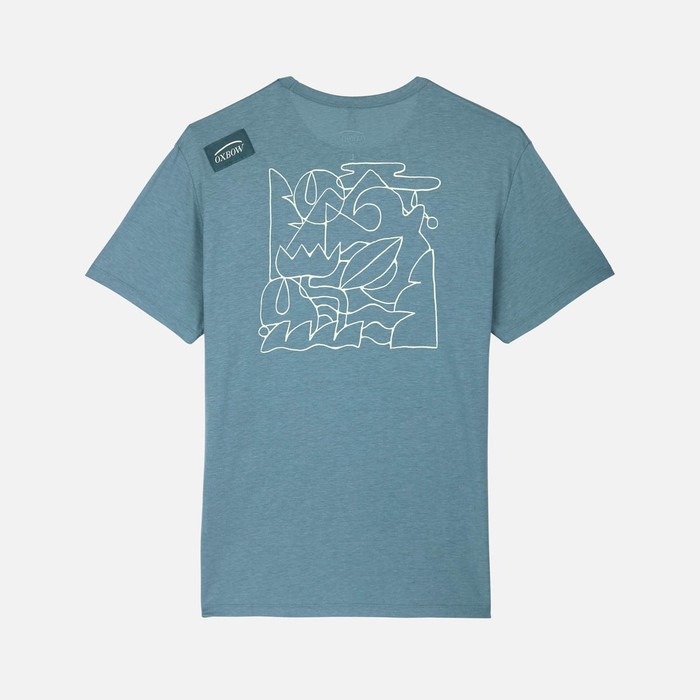 Oxbow The Tencel fiber of this t-shirt, made in Europe, will bring you comfort and fluidity. This natural fiber from wood pulp has breathable and anti-bacterial properties, in addition to being super soft. To try it is to adopt it. Q2AUMAR