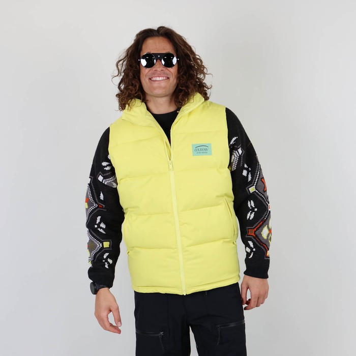 The Collector BYBEE sleeveless down jacket has a Sympatex® membrane and Primaloft® Thermoplume padding, recycled and made in France and Europe. It is inspired by the iconic jackets from the golden years of Oxbow. Q2BYBEE