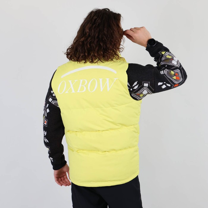 The Collector BYBEE sleeveless down jacket has a Sympatex® membrane and Primaloft® Thermoplume padding, recycled and made in France and Europe. It is inspired by the iconic jackets from the golden years of Oxbow. Q2BYBEE