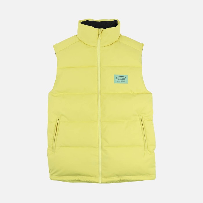The Collector BYBEE sleeveless down jacket has a Sympatex® membrane and Primaloft® Thermoplume padding, recycled and made in France and Europe. It is inspired by the iconic jackets from the golden years of Oxbow. Q2BYBEE
