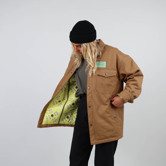 Oxbow The JEAN MARC jacket is inspired by our 90s collections with its printed Four Flowers lining. Crafted in France and with a French wool padding, it will be perfect to wear on the cold winter days. Q2JEANMARC