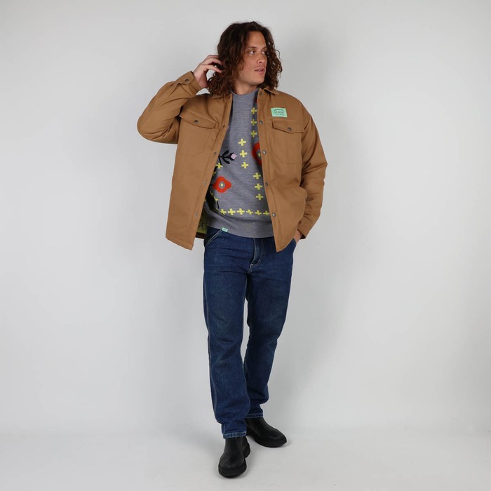 Oxbow The JEAN MARC jacket is inspired by our 90s collections with its printed Four Flowers lining. Crafted in France and with a French wool padding, it will be perfect to wear on the cold winter days. Q2JEANMARC