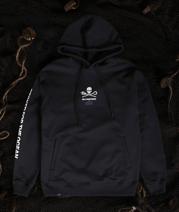 Oxbow Hoodie Collab Edition Sea Shepherd schwarz