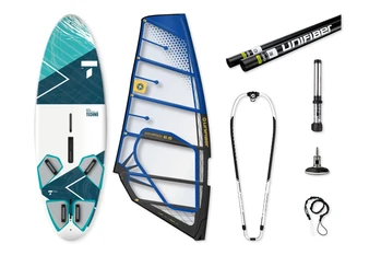 Unifiber Windsurf komplett Set Board Techno 160 + Rigg Maverick II