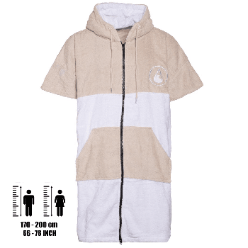 Wave Hawaii Reißverschluss Poncho Fuseta - Größe L/XL